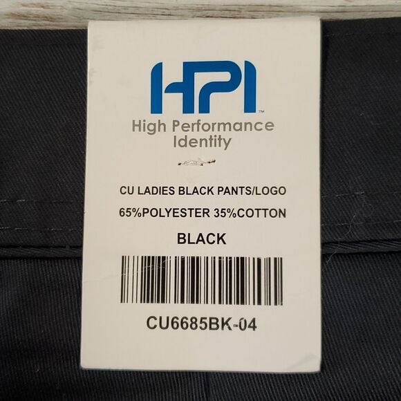 NEW Culver’s Restaurant HPI Ladies Uniform Pants Black Size 4 - Picture 8 of 9